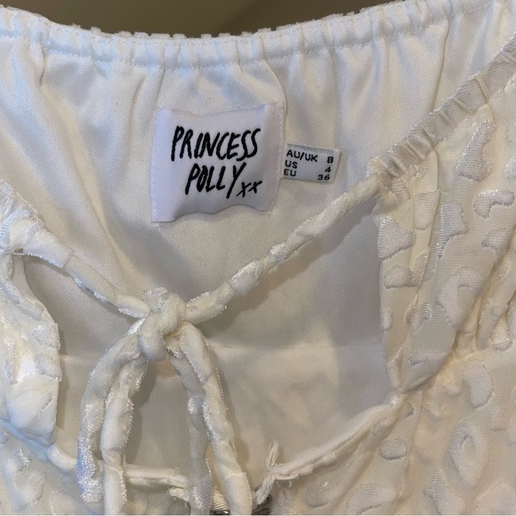 PRINCESS POLLY NEVER WORN White Dress - Picture 5 of 6